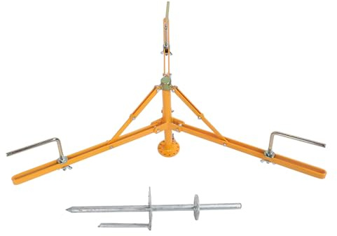 Marhynchus Distributeur de Fil de Clôture Robuste et Réglable pour Fils Haute Tension, Bobines de 18,9 à 41,3 Pouces de Diamètre, Outil Professionnel d'installation de Clôture