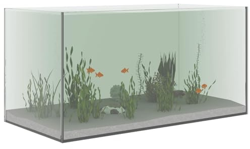 vidaXL Aquarium avec Stockage Transparent 60 x 30 x 30 cm Verre
