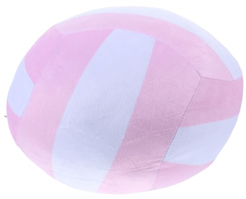 Gatuida Volleyball Plüschtier Kuschelkissen 22cm Durchmesser mit Pp Baumwolle Füllung Weich und Elastisch Geschenk für Mädchen und Kinderzimmerdekoration