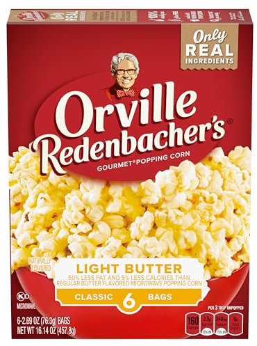 Orville Redenbacher's Light Butter Classic Microwave Popcorn 457.8g-6ct