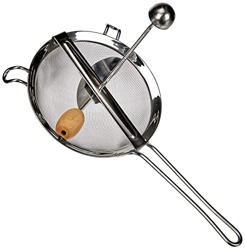 Ibili Sieve with Crank, Stainless Steel, Silver, 20 x 20 x 40 cm