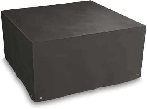 Bosmere Protector 6000 | Medium Cube Garden Table + Chairs Cover | L 117cm W 117cm H 65cm | 100% Waterproof, UV Protected, Heavy Duty 600D | 6 Year Guarantee | M645