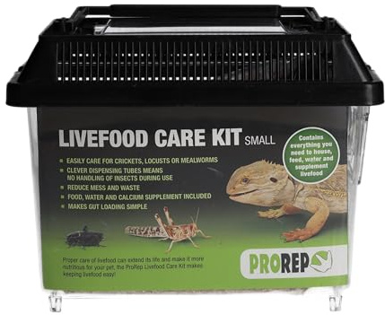 ProRep Livefood Care Kit Small | Health Care for Reptiles & Amphibians | Bug Food & Nutrition
