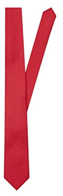Seidensticker Herren Krawatte, Rot (45 Uni rot), One Size