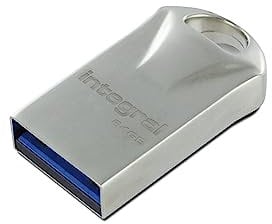Integral 64GB USB Memory 3.0 Flash Drive Fusion Metal Casing up to 90MB/s , Silver