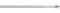 JalousieCrew 2 Stück Klemmstange Spannstange Farbe weiß - Länge 25 bis 115 cm - ausziehbar - Scheibenstange ohne zu Bohren (80-90 cm)