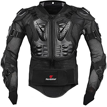 herobiker Motorrad Full Body Armor Jacket Rücken Brust Schutz Gear Motocross Motorräder Displayschutzfolie Motorrad Jacke 2 Styles