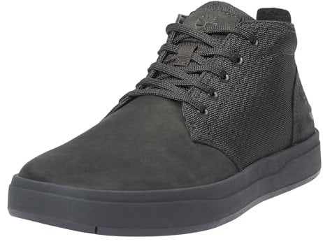 Timberland Herren Davis Square F/L Sneaker Halbhoch, Schwarz (Blackout Nubuck 1), 45 EU