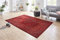 Hanse Home Teppich Plume – Used-Look Teppich Kurzflor Modern Vintage Design Teppiche für Esszimmer, Wohnzimmer, Kinderzimmer, Flur, Schlafzimmer, Küche – Rot 160x230cm