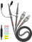 Aofan P6100 Oszilloskop-Messkabel Set 100 MHz, 2 Stück, BNC, schaltbar 1X/10X, inkl. Zubehör
