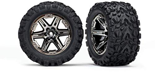Traxxas 2 Roues RXT Noir Talon 2.8 Avant et arrière Rustler 4x4 VXL6773