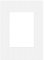 DEHA Design passe-partout 21x29,7 cm (DIN A4) pour images 13x18 cm, blanc brillant