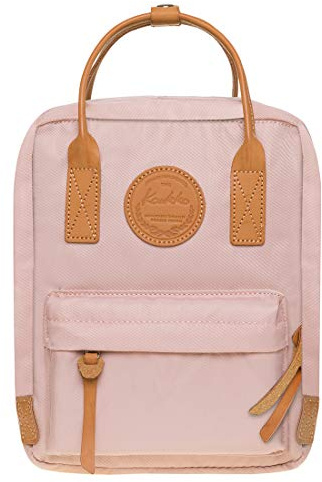 KAUKKO Studenten Rucksack für Mädchen Jungen fit 8 Zoll Laptop 21 * 10 * 26 cm, 5.5 L (Rosa JNL-K1007-4)