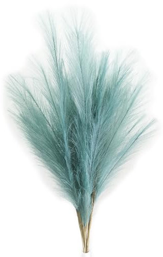 UiiziC Künstliche Blumen, Pampasgras, groß, 90 cm, aufsteigendes Gras, künstliche Blumen, Gras für Hochzeiten, Blumensträuße, Zuhause, Party, Hotel, Tafelaufsätze, 6 Stück, aufsteigendes Pampasgras)