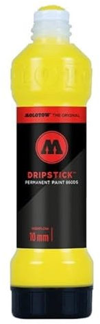 Molotow Dripstick Permanentfarbe 860DS - Alkoholbasierter glänzender Marker, Zinkgelb