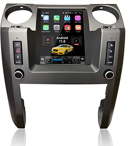 MOOKAKA Android 11.0 Autoradio 2 DIN GPS-Navigation für Land Rover Discovery 3 LR3 2003-2011 Multimedia-Player Stereo IPS-Display mit Carplay, Bluetooth, WLAN, DSP (4+64GB)