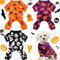 3 Stück Halloween Hund Jumpsuit Haustier Pyjama Kleidung Totenkopf Hund Welpen Strampler Bodysuit Halloween Thema Welpen Kleidung Shirt Hundebekleidung Jumpsuit für Haustier Welpen Hund Katze (S)