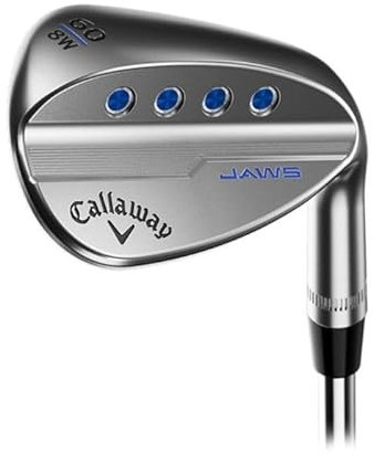 Callaway Golf MD5 Jaws Wedge (Chrome (2022), 58 Degree (Right Hand), S Grind, 10* Bounce, Steel Shaft)