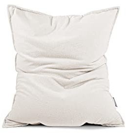 Sitting Point Sitzsack Wooly Fellimitat BigBag 125x155cm Natur