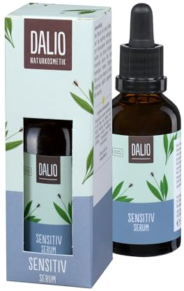 DALIO Sensitiv Serum – beruhigt empfindliche Kopfhaut, spendet effektiv Feuchtigkeit, mit Bio Spitzwegerich, Bio Aloe Vera und hochwirksamem Hyaluron, zertifizierte vegane Naturkosmetik, 50 ml