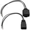 VGOL Lot de 2 connecteurs de capteur de niveau d'huile à 3 broches (mâle et femelle) compatibles avec Audi 1J0973703 8K0973703 3D0973703