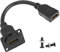 QIANRENON HDMI Adapter 4K@60Hz HDMI 2.0 Female to Female Display Connector, Short Cable, Panel Mount, for TV Monitor Projector (20cm/7.8in)