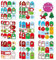 Christmas Tags, 144 Pieces Christmas Self Adhesive, selbstklebende Aufkleber, Etiketten, Geschenk-Namensschilder für Weihnachtsgeschenke
