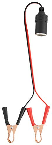 Auto-Zigarettenanzünder-Buchse-Adapter an Batterie, Krokodilklemmen-Klemmenkabel, Batterieklemme an Feuerzeug-Adapter