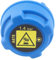 bisch Copri Tappo Serbatoio Acqua Espansione Radiatore Auto Blu Accessori Compatibili con Fiat Punto Van 188AX Stilo 192 Panda 169 Idea Grande Punto 199