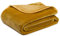 liebling Kuscheldecke Cashmere Feeling 220 x 240 cm, Senf, Premium Sofa Decke, Dicke warme Wohndecke, 500 gr. / m²