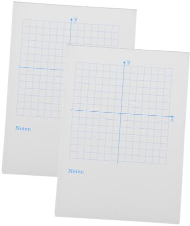 Tofficu Xy Achsen Übungshefte 2 Stück Millimeterpapier Mathematik Rasterpapier Für Schüler Und Berufstätige Zeichenblätter Und Zeichenzubehör