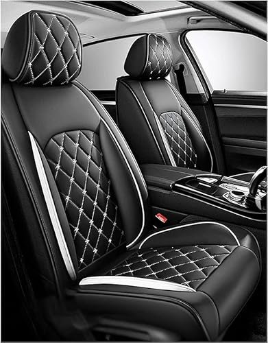 SitzbezüGesets FüR VW Golf Sport Wagen 2000-2023, Auto-SchonbezüGe Wasserdicht Sitzschoner Schonbezug Leder Anti-Rutsch Sitzheizung