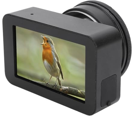 Teleskop Okularkamera, Elektronische 4K Okularkamera mit 3 Zoll Vollfarbbildschirm für Astrofotografie, Passend für Optische 22 mm 46 mm Teleskope und Mikroskope (Ohne