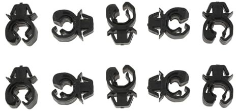 WASQUBKS 50 Stück Auto Motorhaubenstange Haubenstütze Stütze Clips Halter Klemme Kompatibel for Vauxhall Opel Astra G Zafira A Omega B Combo C Auto Fastener