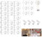 AUAUY 3 Pack Indoor Decorating Clips Mini Hooks, Damage Free Christmas String Light Hooks with Adhesive Strips, Clear Wall Clips for Hanging Lights Xmas Decor and Cables, 60 Clear Clips and 60 Strips