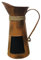 Amosfun Desktop Coffee Pot Iron Blackboard Decor Coffee Pitcher Dried Flower Holder Living Room Accessory