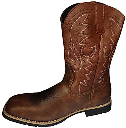 Generico Stivali Campagna Donna Stivali Donna Retro Scarpe da Donna per Le Donne Stivali da Donna per Le Donne Stivali Vintage Cowboy Chesil Stivali Stivali Ricamo Stivali di Gomma con (Brown, 42)