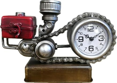 Venture Vehicles Ltd Industrial Engine Style Desk Mantle Clock Freestanding