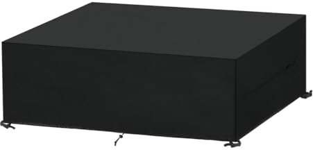 SanGlory Gartenmöbel Abdeckung 250x100x80cm Abdeckplane Gartenmöbel Schutzhülle Gartentisch Wasserdicht Abdeckungen Gartenmöbel Rechteckig Abdeckung für Gartenmöbel Sets Tische und Stühle