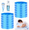 Vankarr Recambios Contenedor de Pañales 12 Piezas Recambios de Papeleras de Pañales Bebe Compatible con Todos los Cubos de Pañales (Azul)