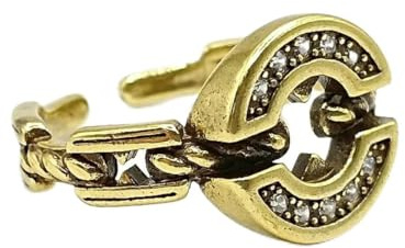 Caiduoduo Schwarz Gold Ringe Schwarze Ritter Männer und Frauen Mode Persönlichkeit Öffnung Verstellbare Ringe