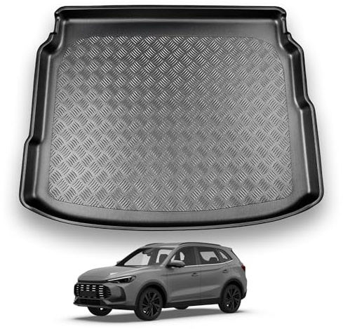 NOMAD Boot Liner Mat for MG ZS Hybrid 2024+ [Upper Boot Position] | Tailored PE Car Boot Protector Tray, Waterproof Raised Edge Trunk Mat, Easy Clean Cargo Floor Liner