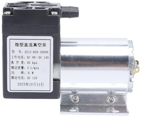SUNGOOYUE Pompe Vide à Moteur Compact avec Support pour Les Produits Industriels électriques, Micro-Pompe avec 5L / Min Négatifs 65 Kpa