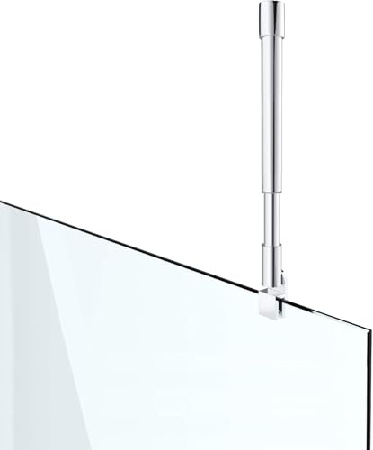 200mm To 400mm Telescopic Bar Support Bar Support Arm Stainless Steel Wet Room Shower Screen Walk In Shower Enclosure, 300-450mm Rund