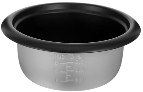 DOITOOL Non-stick Rice Cooker Inner Pot Replacement Liner Container with Scale Design Multi-function Cooker Liner for Cooking Rice Soup and Cake