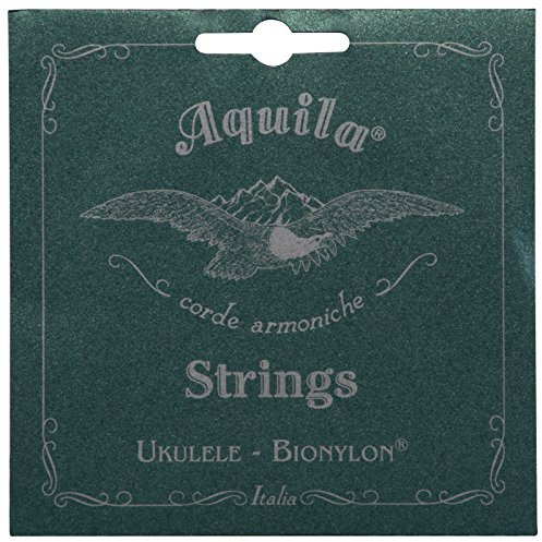 Aquila Bionylon AQ-60 Saiten für Konzert-Ukulele, Low G, 1 Set mit 4 Stück