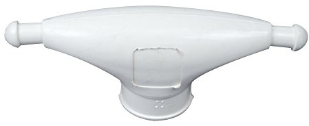 Whitecap Rubber Spreader Boot - Pair - Medium - White