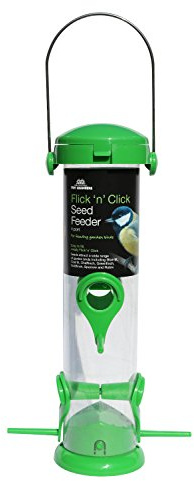 Flick 'n' Click 4-port Wild Bird Seed Feeder