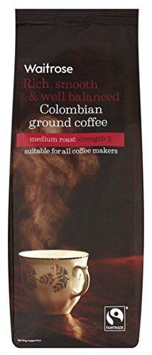 Waitrose Rich, Smooth & Well Balanced Colombian Ground Coffee 454g