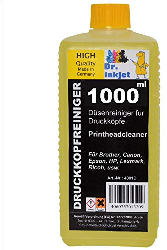 1000ml Dr.Inkjet Druckkopfreiniger/Düsenreiniger/Inkjetcleaner - für alle Tintenstrahldrucker